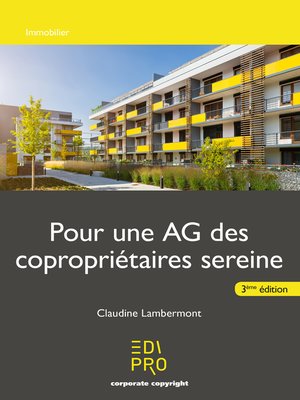 cover image of Pour une AG des copropriétaires sereine